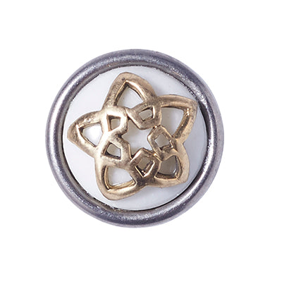 Noosa Chunk Petite Apple Star Pentagram