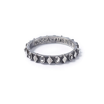 Noosa Ring Fez Oxidized Silver