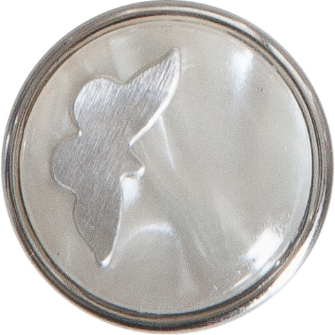 NOOSA LIMITED ORIGINAL CHUNK - BUTTERFLY WHITE MOTHER OF PEARL