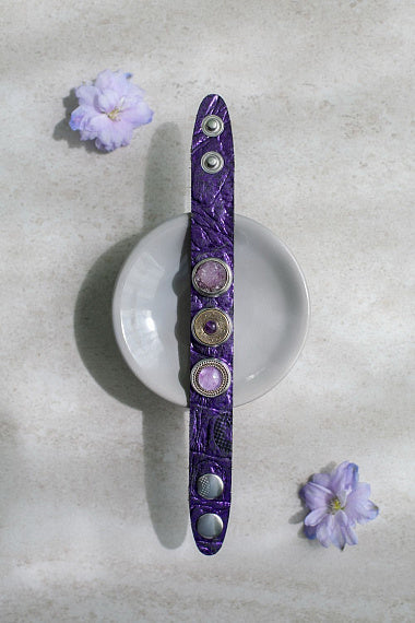 Noosa Original Naga Armband – Limited Edition Very Peri Metallic
