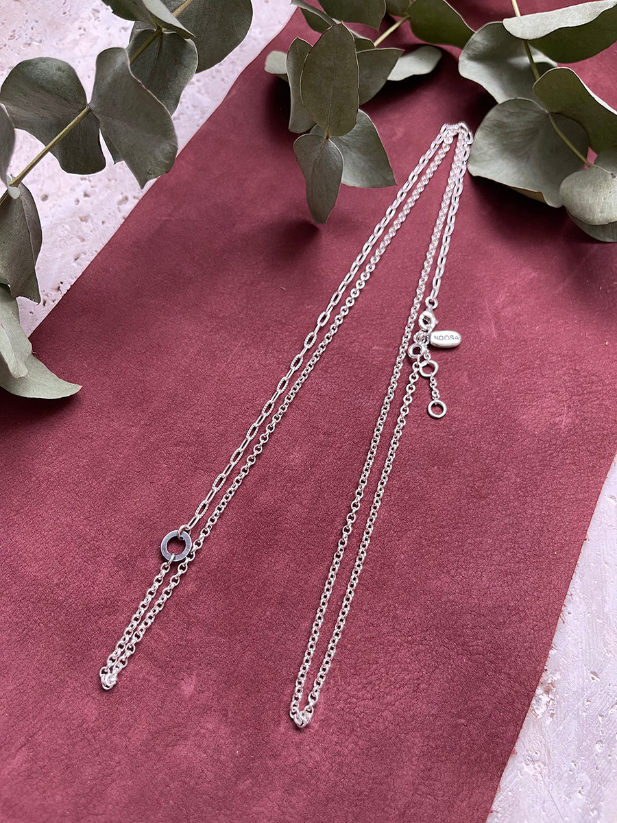 Noosa Relic Wing necklace Silver
