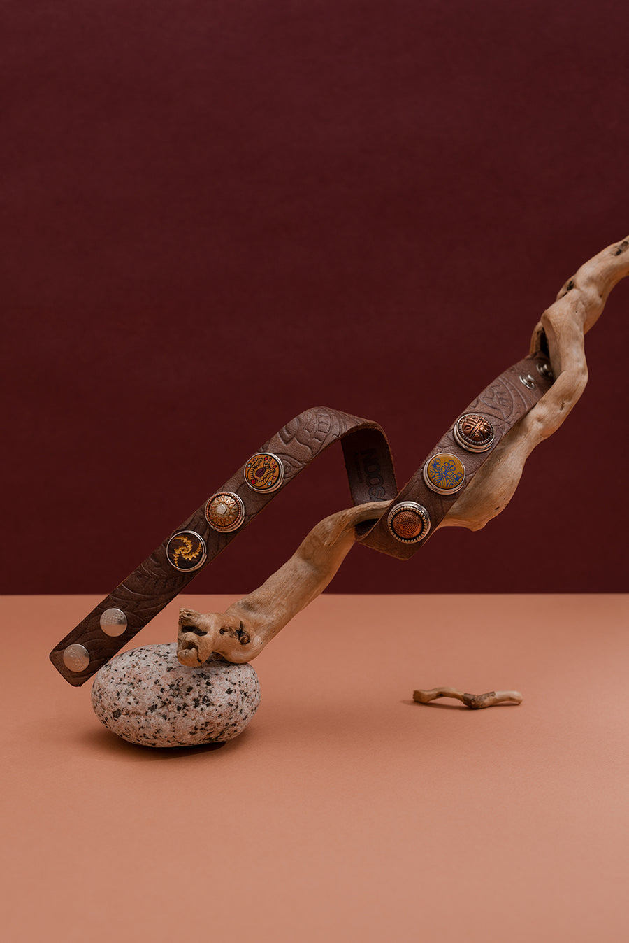 Noosa Armband Original Classic Double Embossed Chocolate