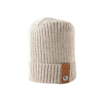 NOOSA Pachamama beanie in alpaca – Latte Mélange