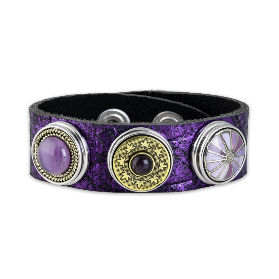 Noosa Original Naga Armband – Limited Edition Very Peri Metallic