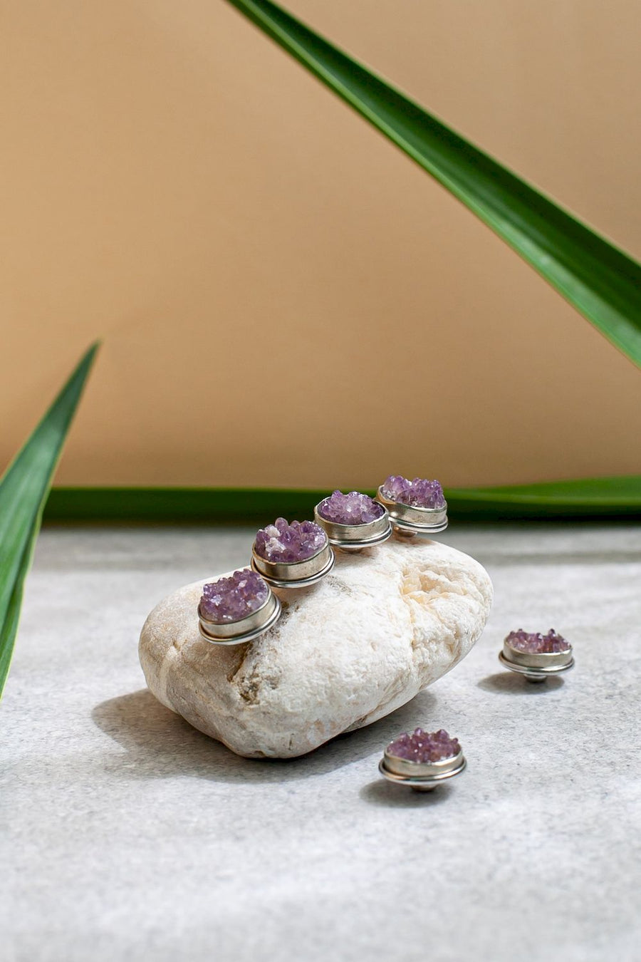 Noosa Chunk – Amethist Druzy