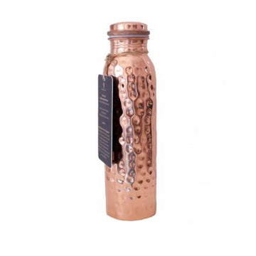 Koperen Waterfles type Hammered van Forrest and Love van gehamerd koper. Inhoud 900 milliliter.