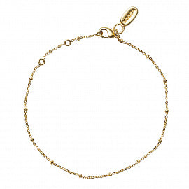 Noosa Armband Ball Curb Chain Gold Plated Brass (Verguld Messing)