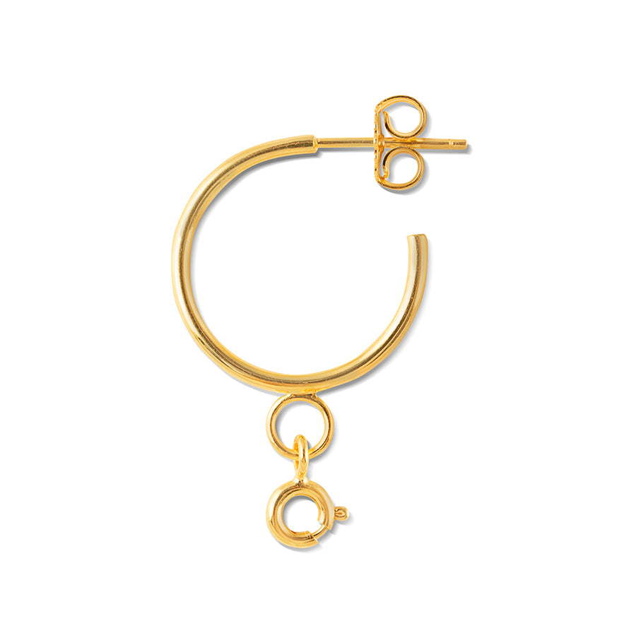 Noosa Oorbel Relic Creole Mix & Match Gold Plated Silver (Verguld Zilver)